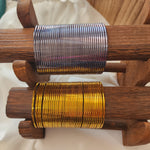 Metal thin bangles set 36 bangles