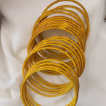 Metal thin bangles set 36 bangles