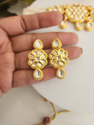 Rachana kundan choker necklace set