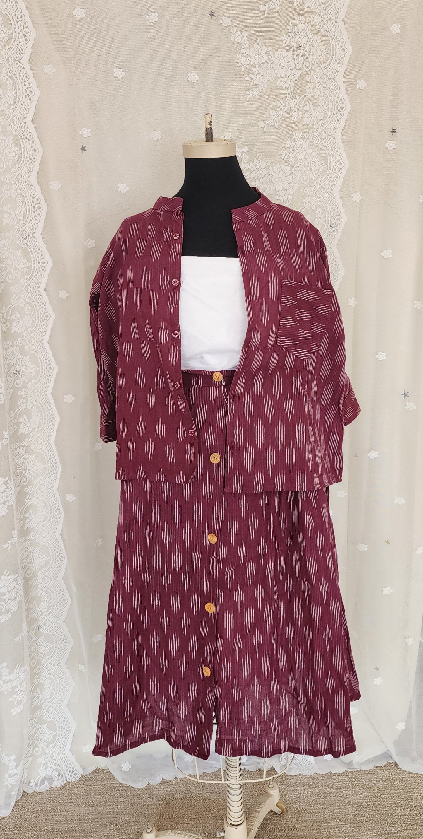Renah ikkat skirt