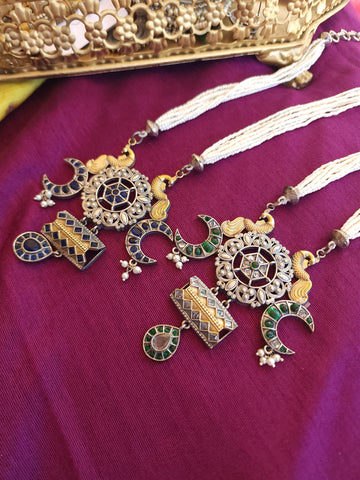 Marii fusion dualtone  Necklace set