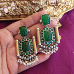 Anthara dualtone earrings