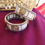 Dualtone silveralike bangles (price for 1 bangle)