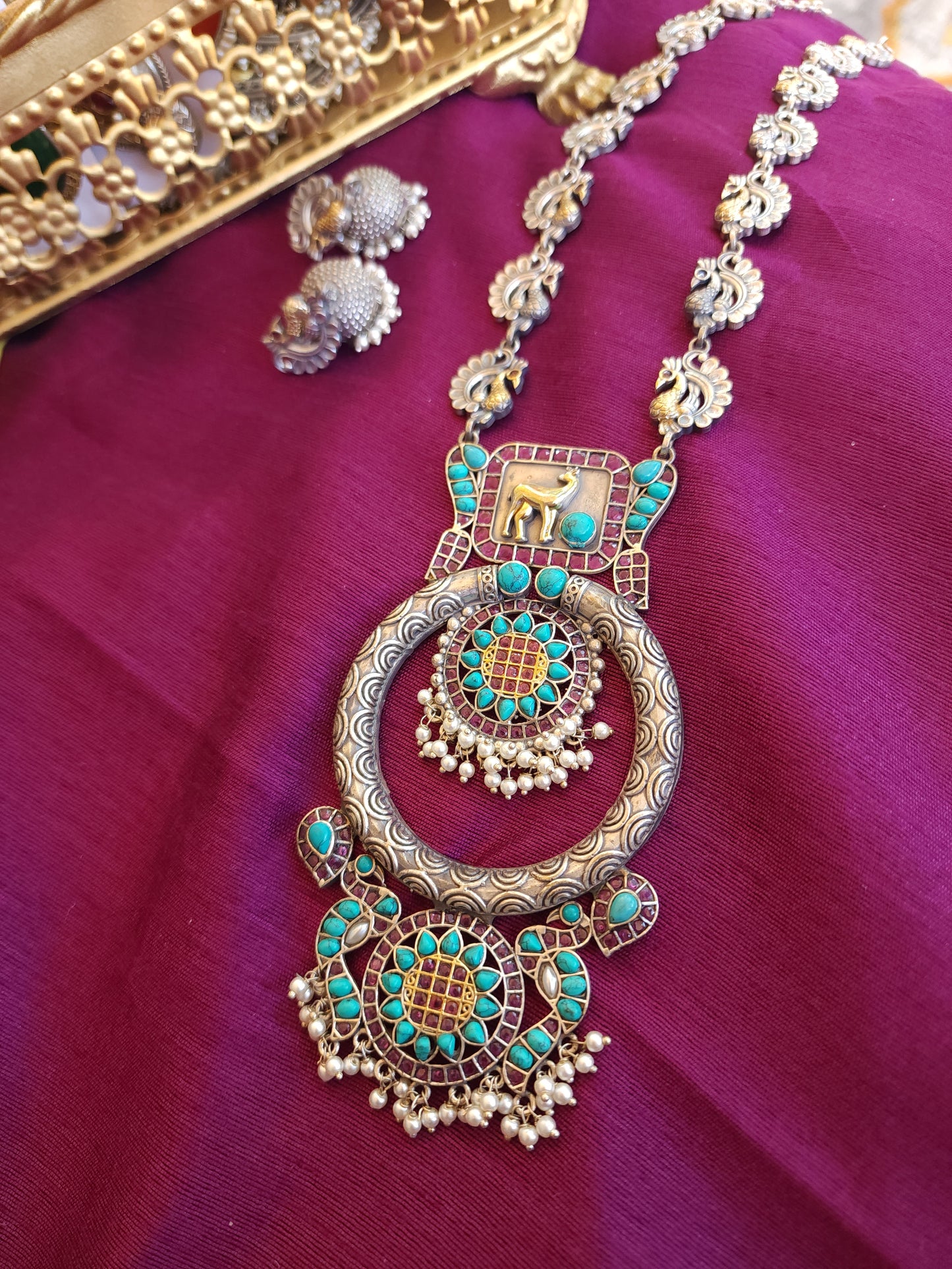 Alicia fusion dualtone necklace set