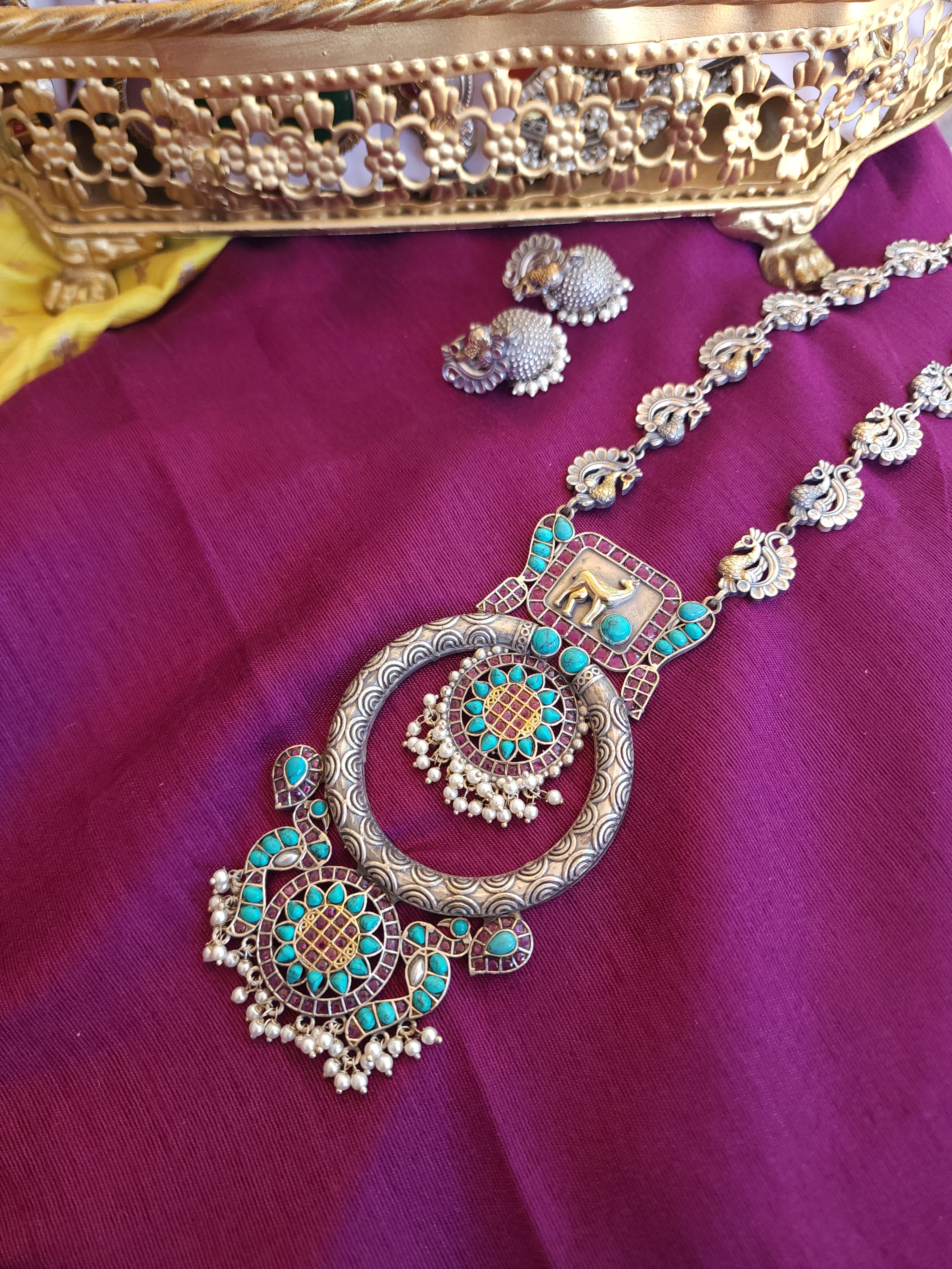 Alicia fusion dualtone necklace set