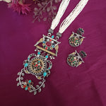 Alicia dualtone necklace set
