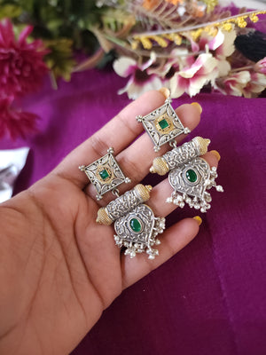 Anthara dualtone earrings