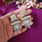 Anthara dualtone earrings