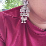 Kiranmayi jhumka CZ earrings