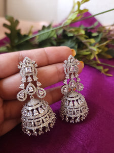 Kiranmayi jhumka CZ earrings