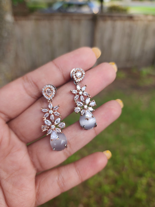 Aria CZ earrings