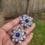 Charlette cz stud  earrings