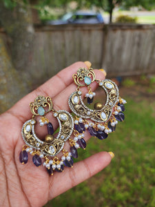 Victorian polki earrings