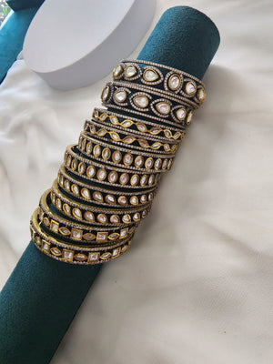 Victorian polki bangles (2 bangles)