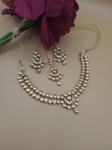 Arva kundan necklace set