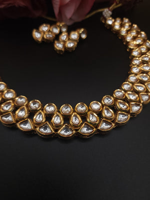 Arva kundan necklace set
