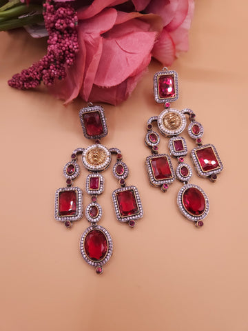 Arava cz polki earrings