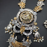 Aarna dualtone handmade necklace set