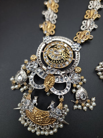 Aarna dualtone handmade necklace set