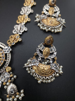 Aarna dualtone handmade necklace set