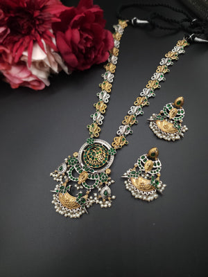 Aarna dualtone handmade necklace set