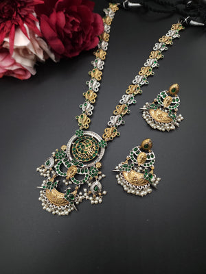Aarna dualtone handmade necklace set