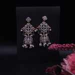Aastha dualtone jhumka earrings