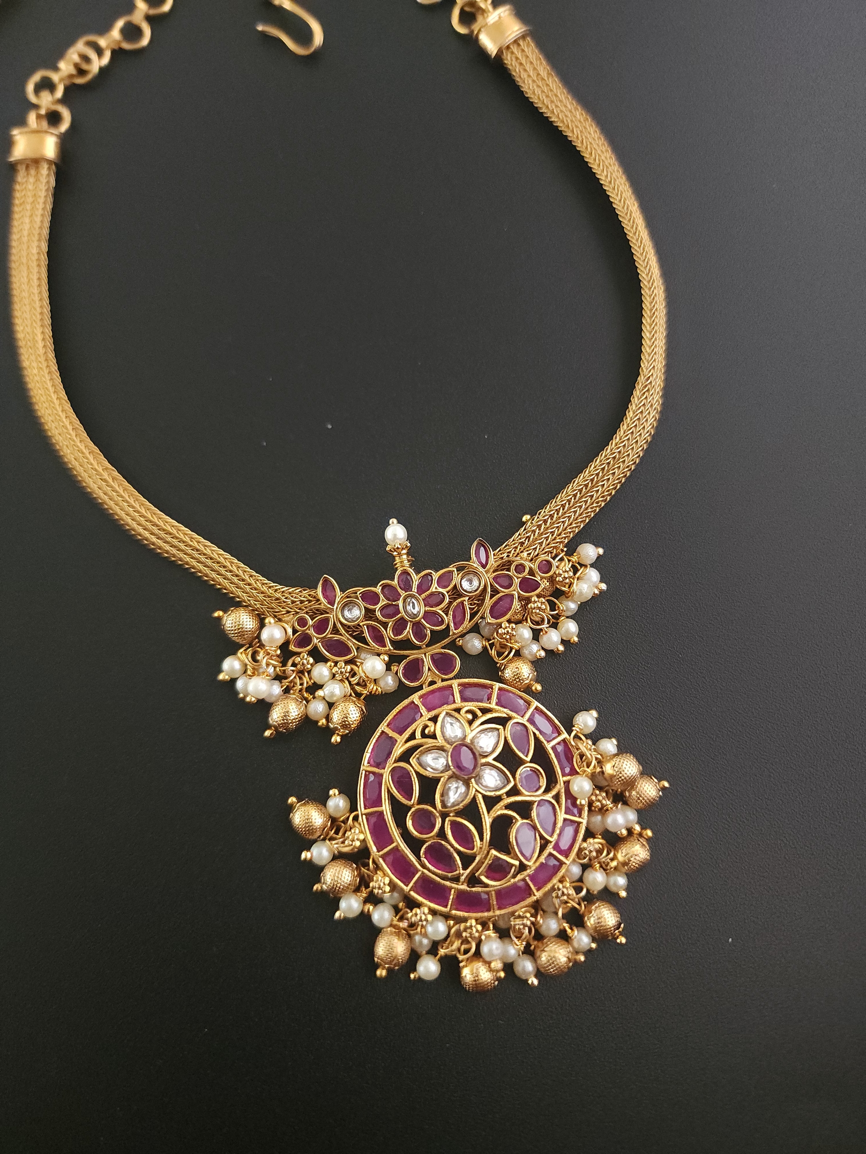 Gold Plated Necklace Set Su fa sarkokin Nan hoto ma baya musu adalchi , yes  gold replica Amman kyan su is real 😊 💫14K💫 | Instagram