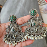 Anthara silveralike  earrings