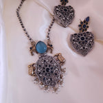 Lanci dualtone statement necklace set