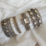 Victorian polki antique bracelets /bangles