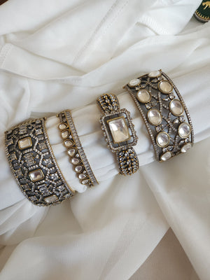 Victorian polki antique bracelets /bangles
