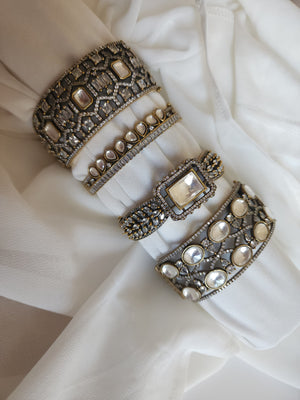 Victorian polki antique bracelets /bangles