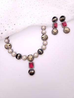 Laya sabyasachi inspired contemporary necklace set