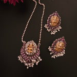 Achyutha Kemp Dualtone necklace set
