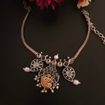 Achyutha Kemp Dualtone necklace set