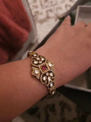 Victorian polki antique bracelets /bangle
