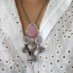 Aanshi fusion pendant necklace set