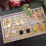 Contemporary earrings collection