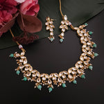 Aashwi kundan choker necklace set