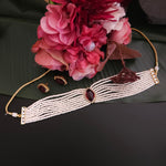 Aanshi kundan choker necklace
