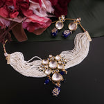 Aanshi kundan choker necklace