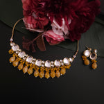 Aanshi kundan choker necklace set