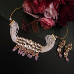 Aanshi kundan choker necklace set