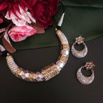 Alicia fusion dualtone hasli necklace set