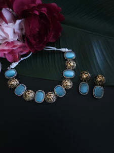 Laya sabyasachi inspired contemporary necklace set