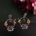 Aastha dualtone chandbali earrings