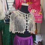 Sequin cape