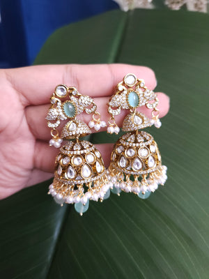 Victorian polki earrings