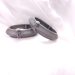 Silver tone kada bangles [price is for each bangle]